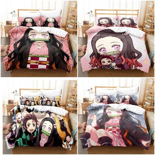 Demon slayer anime bedding - demon,