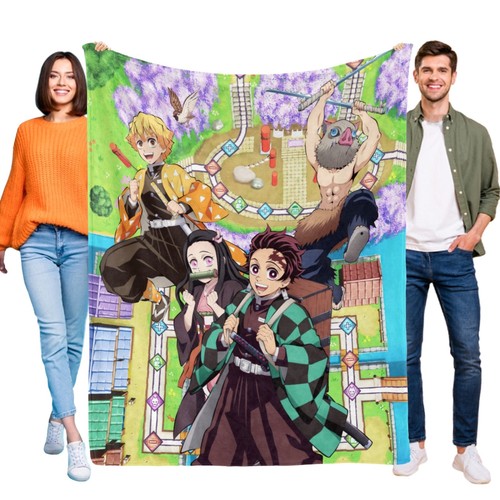 Demon slayer blanket throw - demon,