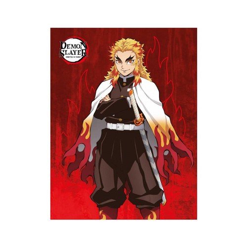 Demon slayer kyojuro fleece - demon,