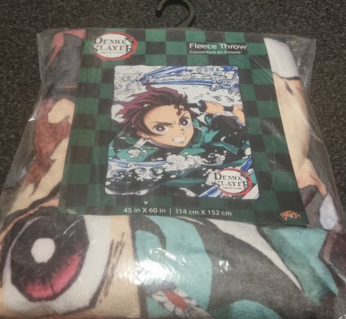 Demon slayer fleece blanket - demon,