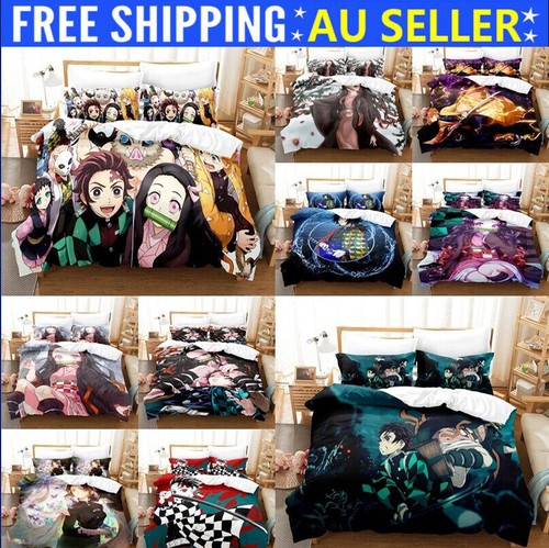 Demon slayer anime bedding set - slayer,